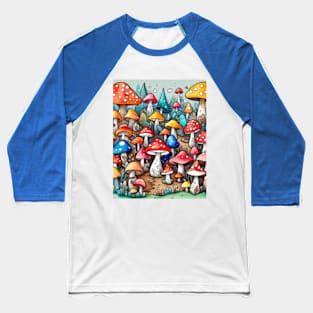 Mushrooms gift ideas Baseball T-Shirt